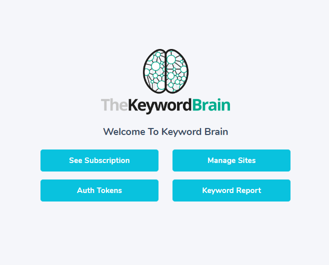 The Keyword Brain Dash